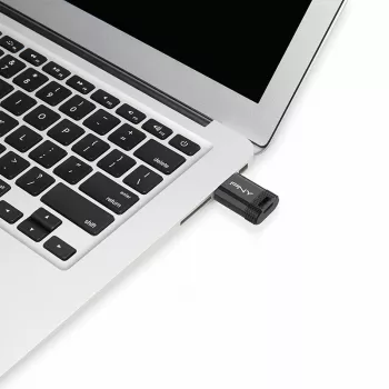 USB zibatmiņa PNY Elite-X 64 GB USB Type-C 3.2 Gen 1 (3.1 Gen 1) Melna
