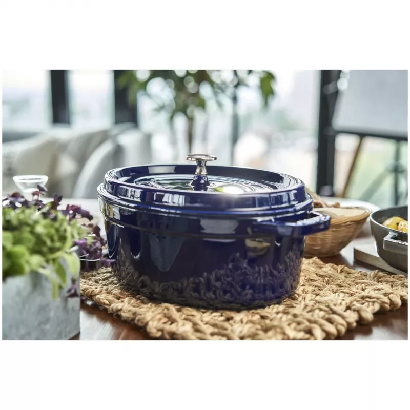 Čuguna katls Staub 4,25 L, 29 cm, zils