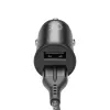 auto lādētājs everActive CC-25C 2x USB-A + USB-C, 12W, iebūvēts automašīnas USB strāvas adapteris