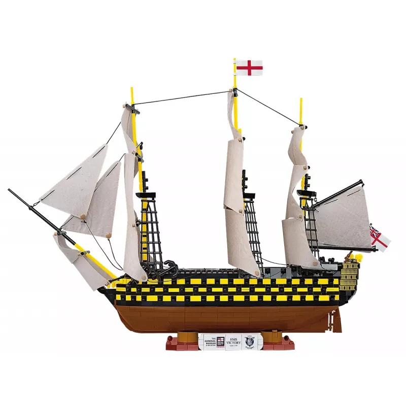 Būvkomplekts Cobi HMS Victory — 2517 detaļas, detalizēts vēsturiskas burinieka modelis