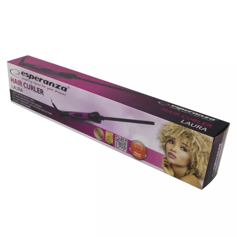 Matu ieveidotājs Esperanza EBL014 keramikas pārklājums, 25 W, maks. 180 °C, 1,8 m vads, melns