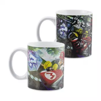 Mug Paladone Mario Kart Heat Change Daudzkrāsu PP8307NN