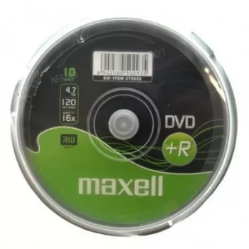Maxell M160 tukšs DVD 4.7 GB DVD+R 10 gab.