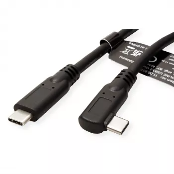 Secomp 11.02.9075 USB kabelis 1 m USB 3.2 Gen 2 (3.1 Gen 2) USB C melns (11.02.9075)