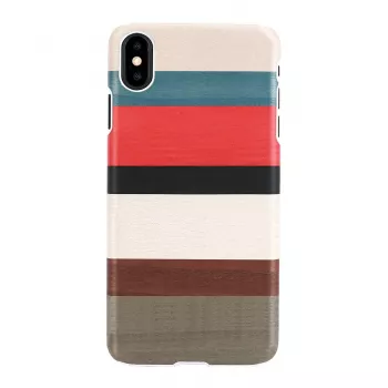 Tālruņa maciņš man and wood iPhone XS Max — corallina balta