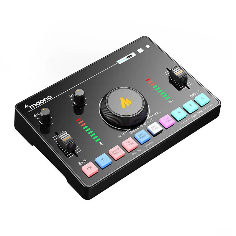 Audio mikseris MAONO AMC2 Neo, 2-kanālu USB mikseris ar USB savienojumu