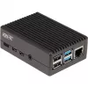 Alumīnija korpuss Raspberry Pi 4 B (melns (matēts))