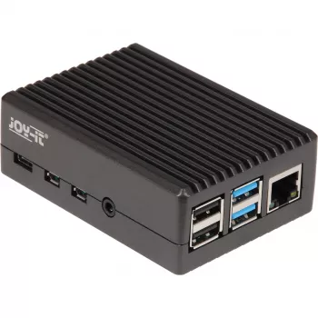 Alumīnija korpuss Raspberry Pi 4 B (melns (matēts))