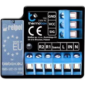 Apsildes modulis bleBox Thermobox Smart Control Wi‑Fi, modelis thermobox