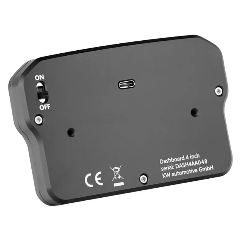 Stūres mērinstrumentu panelis Ascher Racing 4 collu modelis 76080028 sim sacīkšu iekārtām