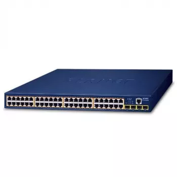 Planet GS-4210-48P4S - Slēdzis - pārvaldīts - 24 x 10/100/1000 (PoE+)