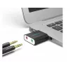 Vention USB ārējā skaņas karte, melna, metāla tips