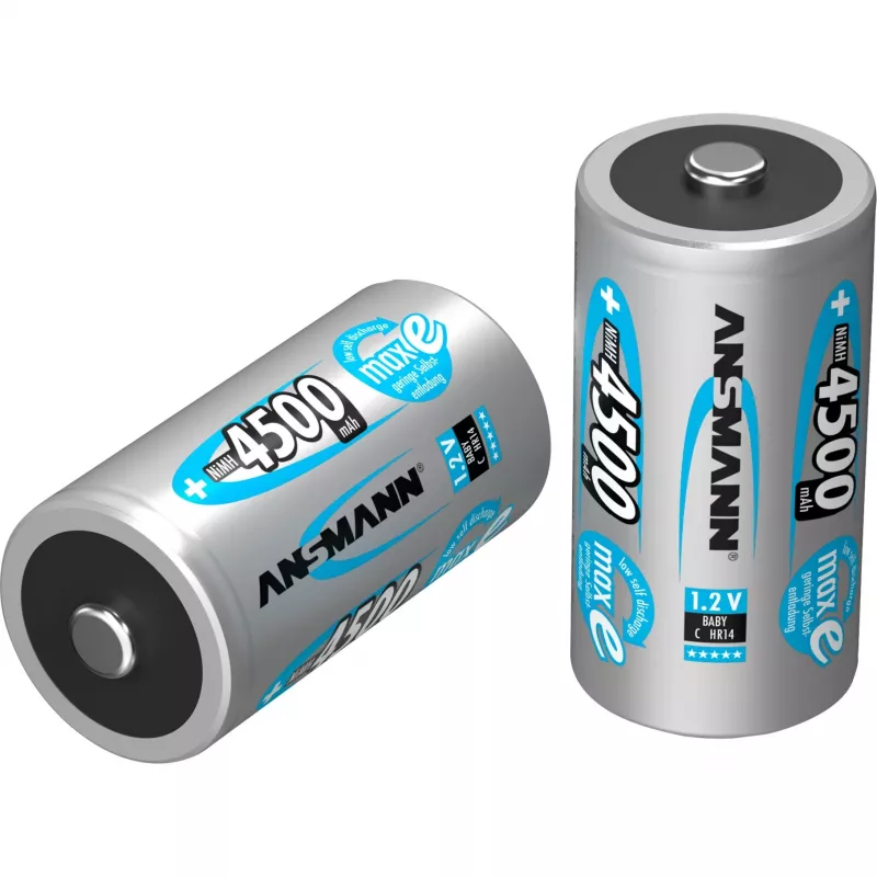 1x2 Ansmann maxe akumulators NiMH Baby 4500 mAh German (5035352)