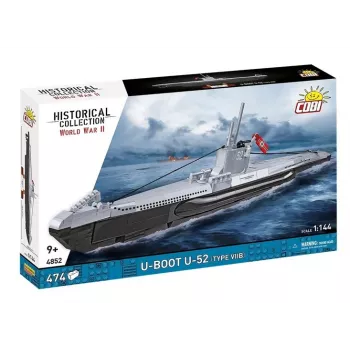 Konstrukciju komplekts Cobi U-Boot U-52 — 474 detaļu modeļu komplekts