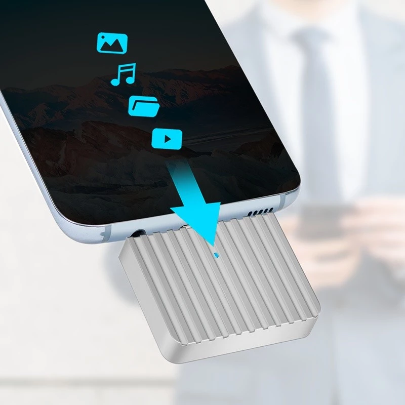 Ļoti mazs USB3.2 Gen2x1 SSD korpuss USB-C NVM