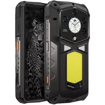Izturīgs viedtālrunis UleFone Armor 29 Ultra — 6,67 collu FHD+ displejs, MediaTek Dimensity 9300+, 16 GB RAM, 5G, Dual SIM, 21200 mAh baterija, melns