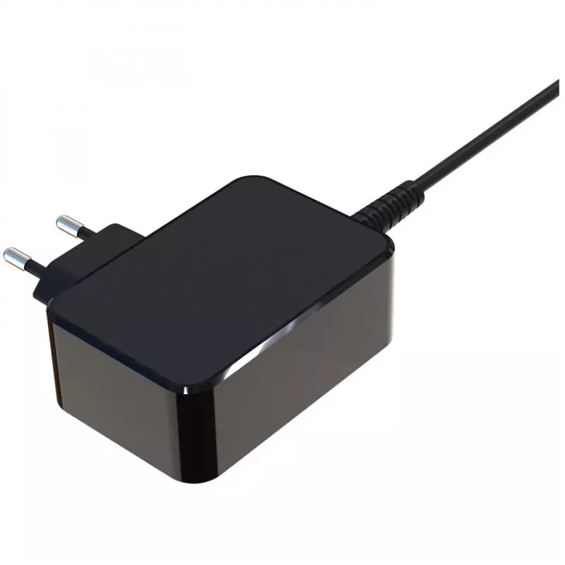 Mobilo ierīču lādētājs LC-Power LC-NB-GAN-65-C klēpjdatoriem melns maiņstrāvas iekštelpu