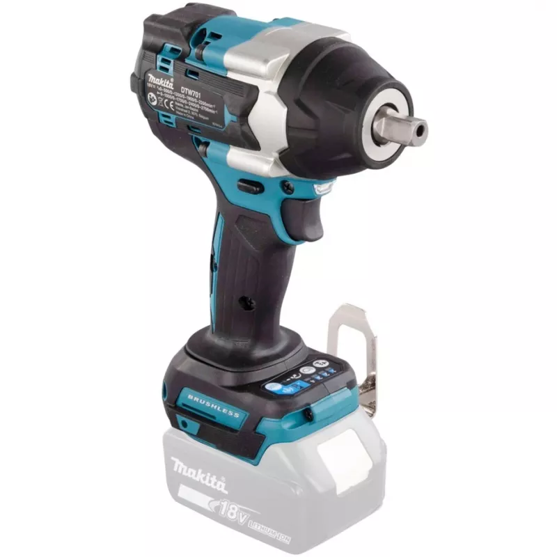 Makita DTW701Z bezvadu skrūvgriezis/triecienskrūvgriezis 2700 RPM Melns, Zils