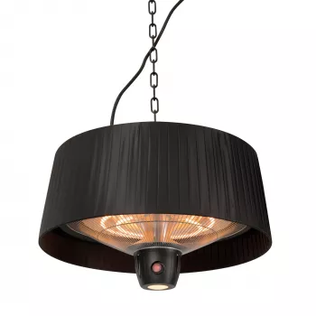 Infrasarkanais sildītājs SUNRED ARTIX C-HB, 1500 W, melns, IP24 lietošanai ārpus telpām