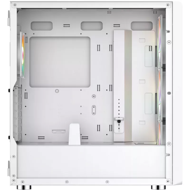PC korpuss Silentware Air 100 balta — mid-tower ATX saderīgs, balta apdare