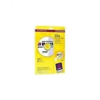 Avery CD/DVD uzlīmes - CD/DVD uzlīmes - Balta - 117 mm Apaļas 50 uzlīmes (25 lapas x 2) (L6043-25)