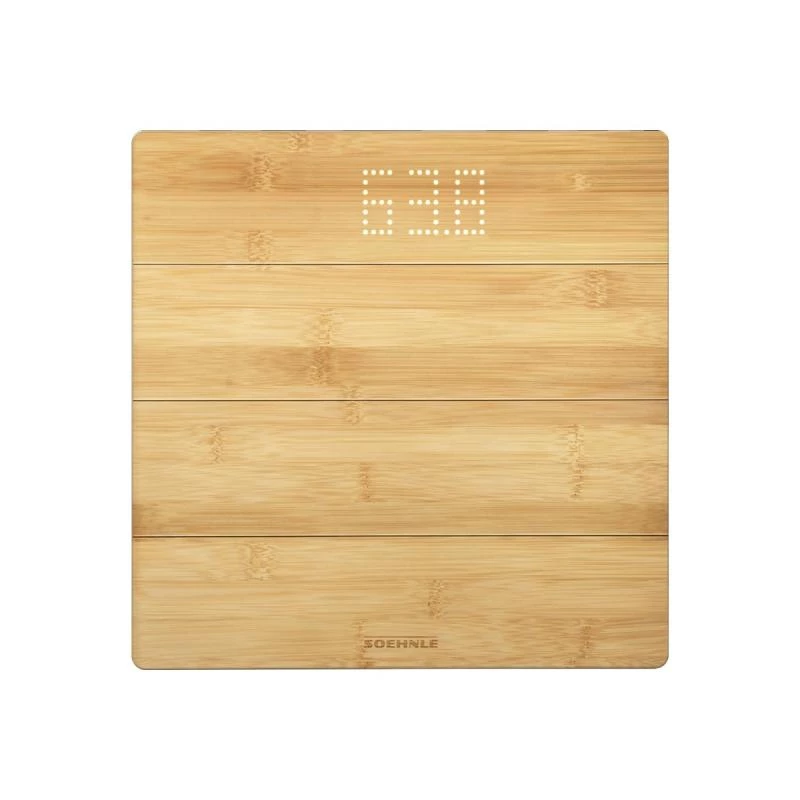 Soehnle Style Sense Bamboo Magic elektroniskie vannasistabas svari kvadrātveida bambusa (63880)