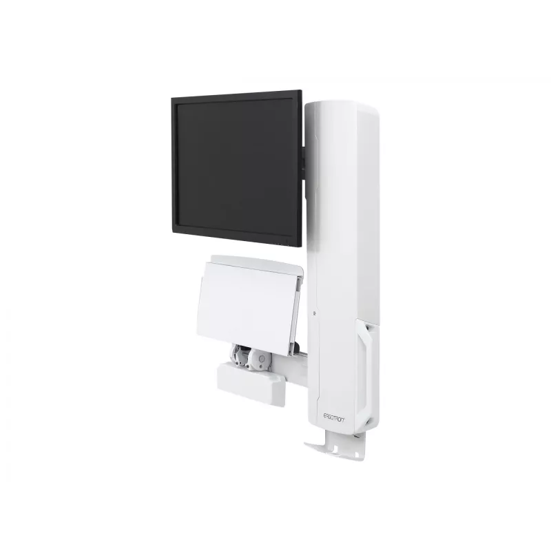 Monitora stiprinājums Ergotron 61-081-062 61 cm (24 collas) sienai, balts