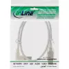 Microconnect USBAB5ANGLED-L USB kabelis USB 2.0 5 m USB A USB B Balts