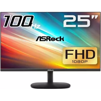 ASRock | Monitors | CL25FF | 24,5 collas | IPS | 16:9 | 100 Hz | 1 ms | HDMI pieslēgvietu skaits 1 | Melns