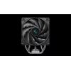 Dzesētājs DeepCool AK500S Digital SE — 120 mm ventilators, atbalsta LGA1700/AM5/AM4 un Intel LGA115x/1200 ligzdas, melns