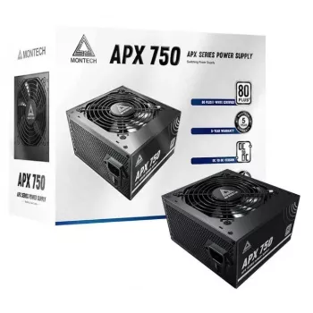 Montech APX750 barošanas bloks 750 W 20+4 kontaktu ATX ATX melns