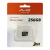 MicroSDXC atmiņas karte MIO High Endurance 256 GB UHS‑I nepārtrauktai ierakstīšanai un izmantošanai ārpus telpām