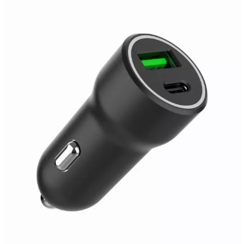 Gembird automašīnas barošanas adapteris - USB Type-A & C PD - 20W