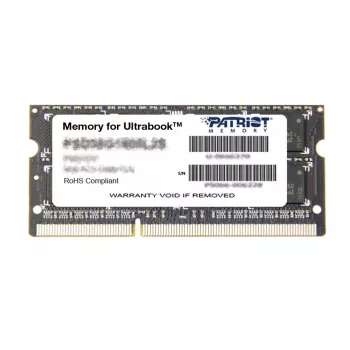Klēpjdatora atmiņa PATRIOT 8GB DDR3 1600MHz 204-pin SO-DIMM 1.35V