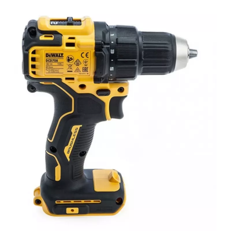 DeWALT DCD708 bezatslēgas 18V bezvada urbjmašīna-skrūvgriezis tikai korpuss