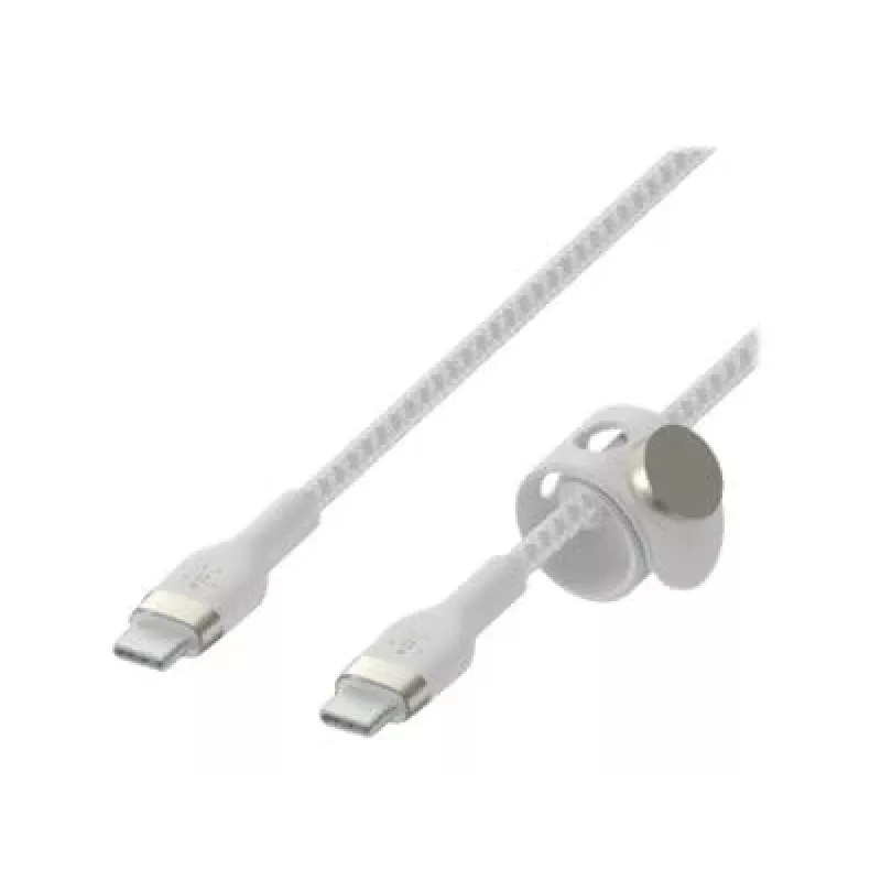 Belkin BOOSTCHARGE PRO Flex USB kabelis 1 m USB 2.0 USB C balts (CAB011BT1MWH)