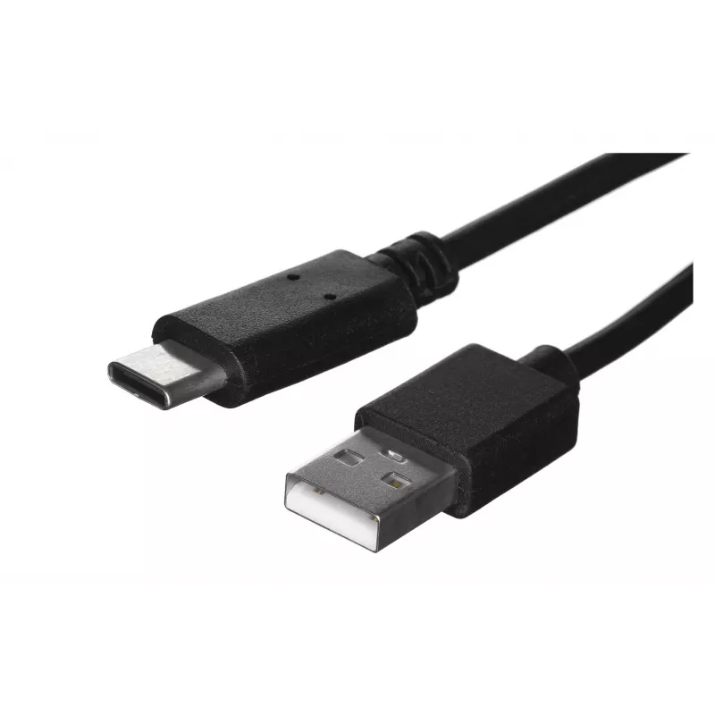 USB A uz USB C kabelis LANBERG CA-USBO-20CU-0018-BK — USB 2.0, 1,8 m, melns