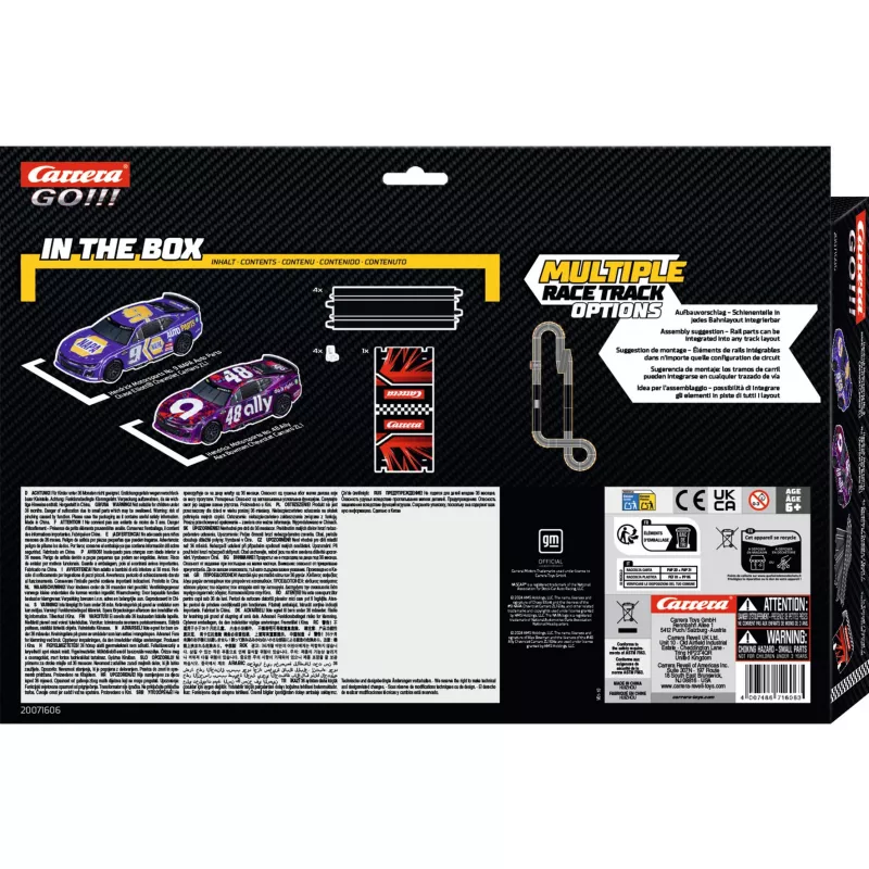 Slot car trases paplašinājums CARRERA GO!!! Nascar Racer - papildinošs trases komplekts