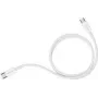 PEDEA ātrās uzlādes un datu kabelis USB-C/USB-C, balts (1 metrs) (60040120)