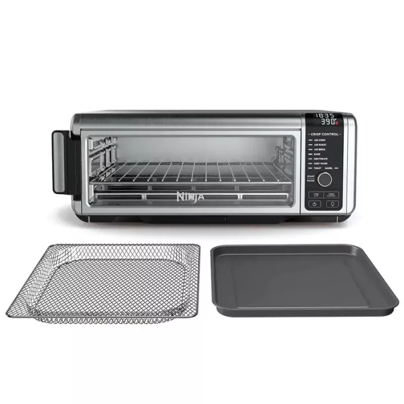 Ninja SP101 Single 10 L brīvstāvoša 2400 W karstā gaisa fritieris melna, nerūsējošais tērauds