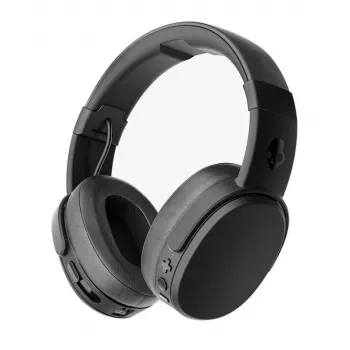 Austiņu komplekts Skullcandy Crusher Wireless — melns, binaurāls, apļa tipa, Bluetooth un 3,5 mm ligzda, salokāms, 40 stundu akumulators