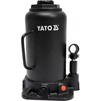 Mehāniskais domkrats YATO YT-17007, 20 000 kg celtspēja, pacēlums 24,2–45,2 cm, virzulis 150 mm, galva Ø45 mm, svars 10,5 kg