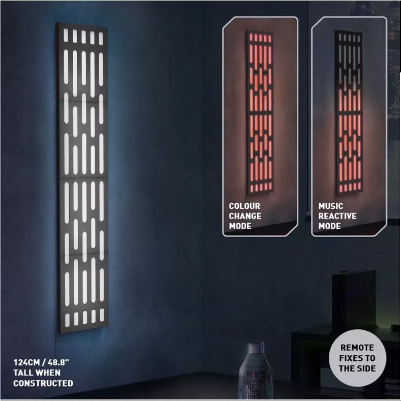 Sienas paneļa gaismeklis Paladone PP13141SW LED Star Wars dizains, LED sienas gaismeklis