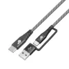 USB A–C kabelis TB AKTBXKUCTOA120B 1,2 m, melns