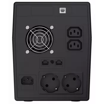 Nepārtrauktās barošanas avots zaļa Cell UPS09 — Line-Interactive 3 kVA / 1400 W, 230 V, LCD, tornis, 5 F tipa ligzdas
