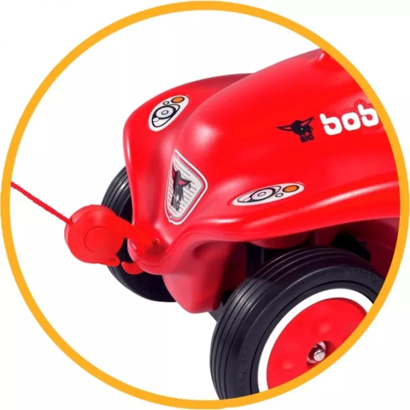 BIG Bobby-Car-Seil sarkans dzeltens 1-7 gadi