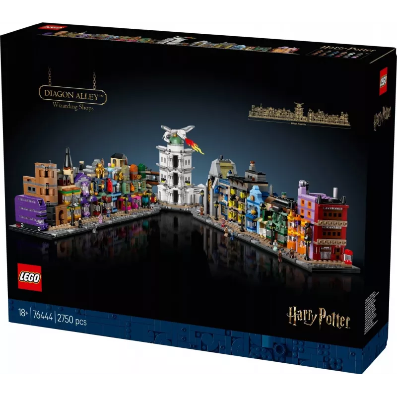 LEGO HARRY POTTER 76444 Cūkkārpas alejas burvju veikali