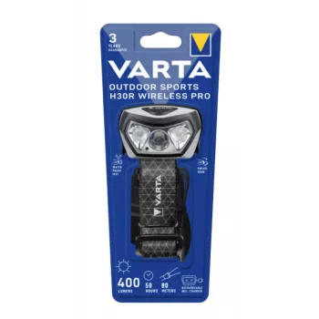 Galvas lukturītis Varta Outdoor Sports H30R Wireless Pro 400 lm IPX7