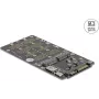 DELOCK M.2 Key M NVMe SSD uz OCuLink SFF-8612 pārveidotāja adapteris (modelis 64294)