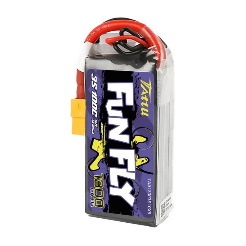 Akumulators Tattu Funfly 1300mAh 11,1V 100C 3S1P
